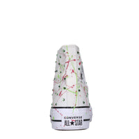 Sneakers in tessuto e strass 