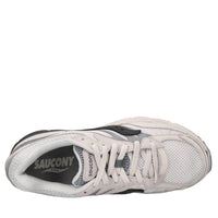 Sneakers in pelle e tessuto 