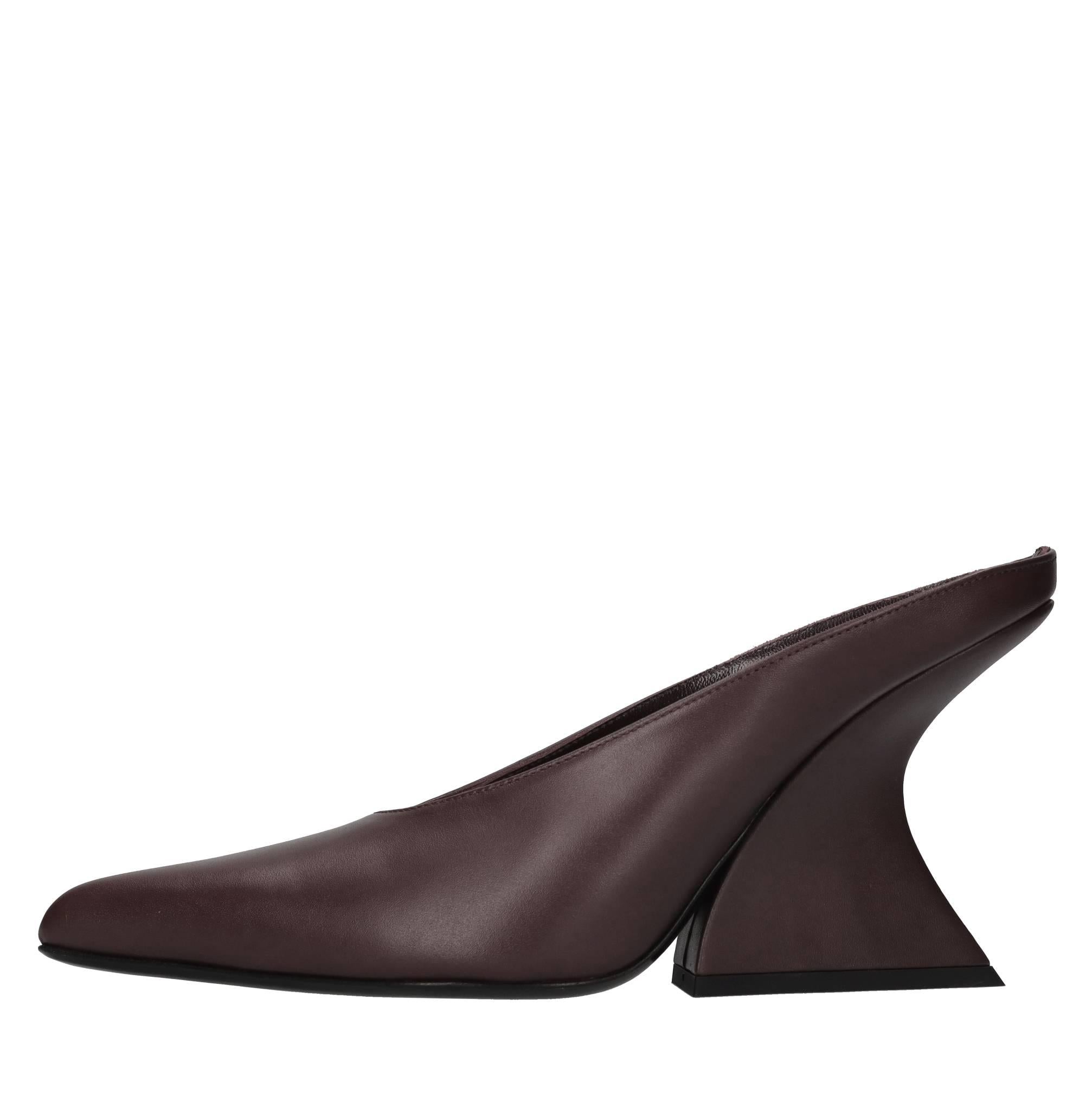 Mules in pelle 