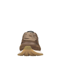 Sneakers in pelle tessuto ed ecopelle 
