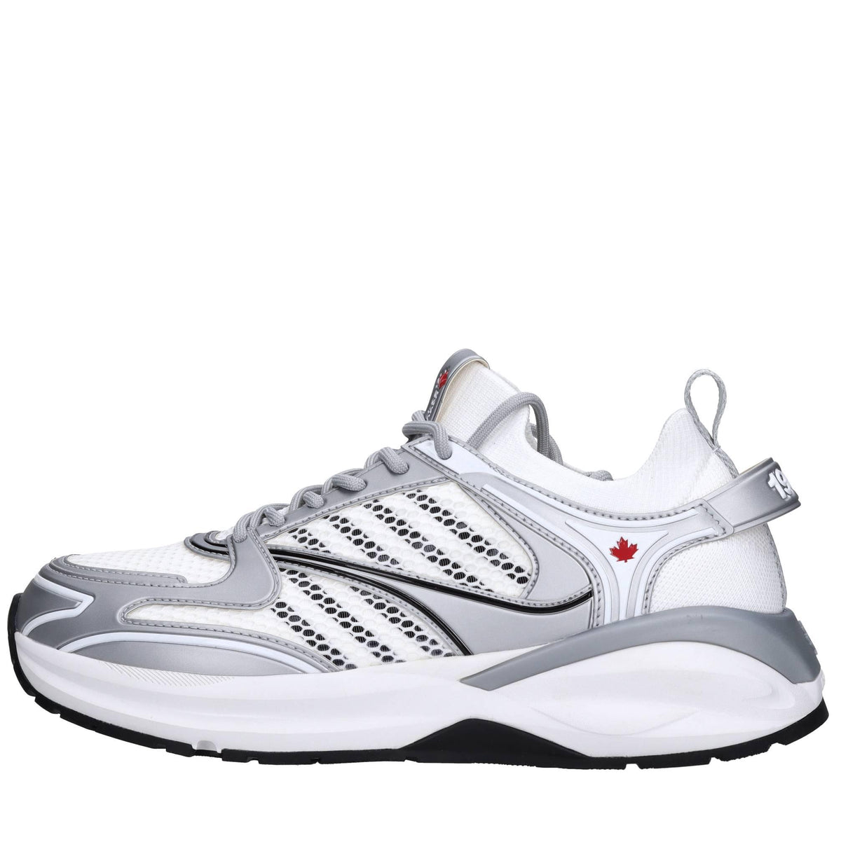 Sneakers in tessuto ed ecopelle 