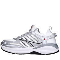 Sneakers in tessuto ed ecopelle 