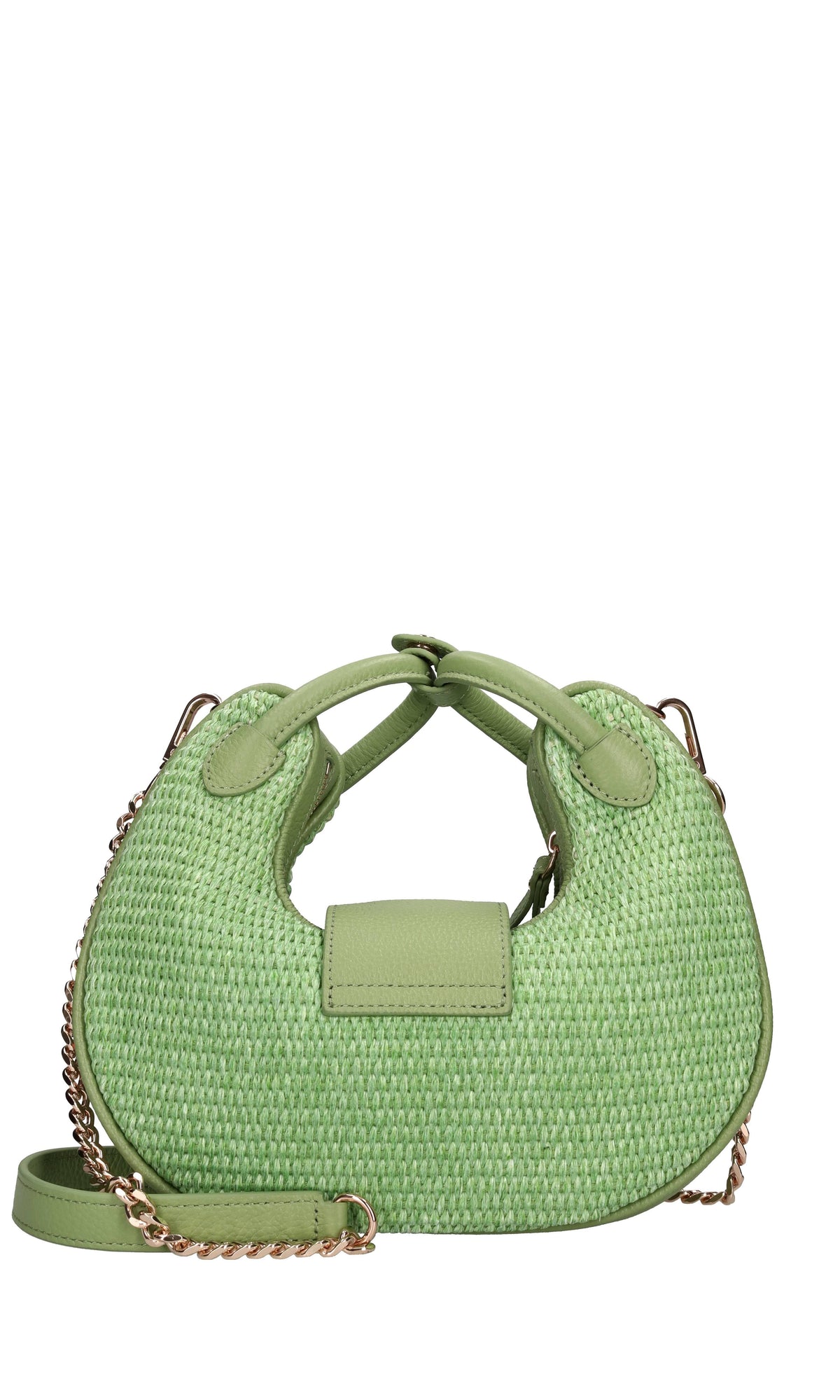 Borsa modello ROMANTIC in rafia e pelle 