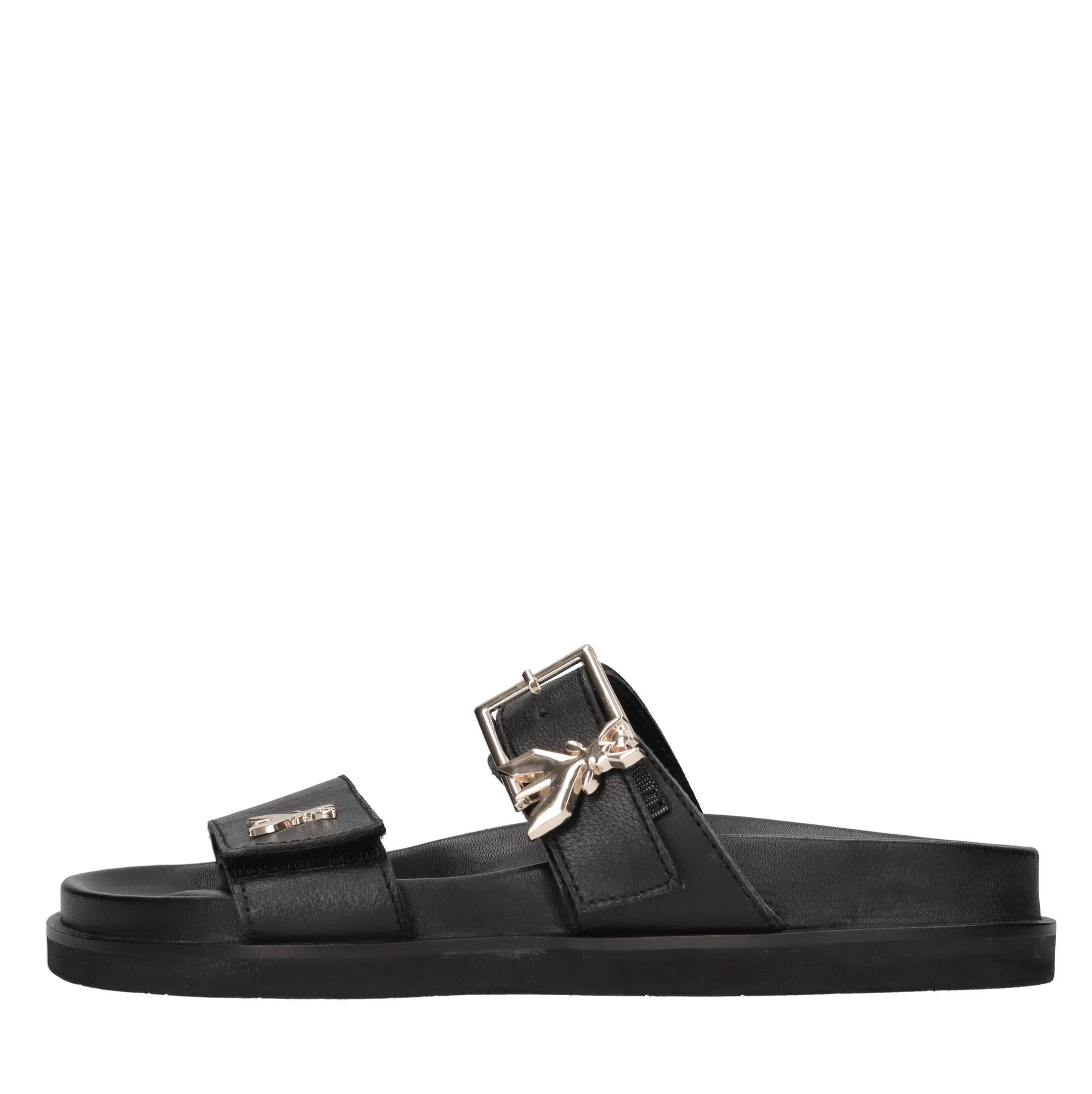 Mules in pelle 