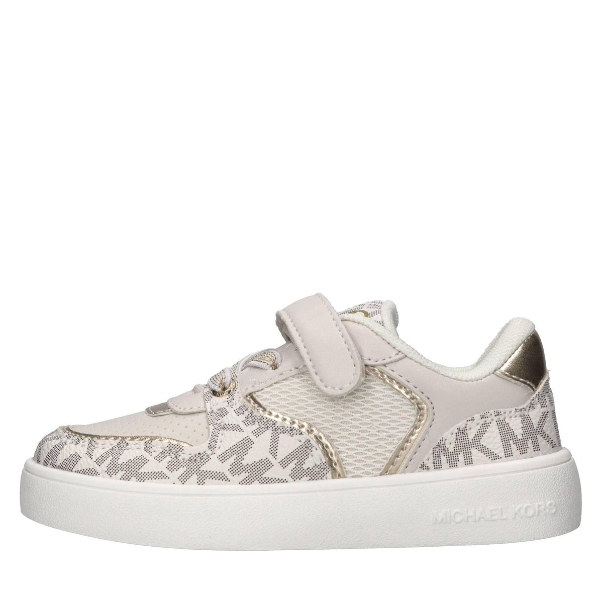 Sneakers in ecopelle e tessuto 
