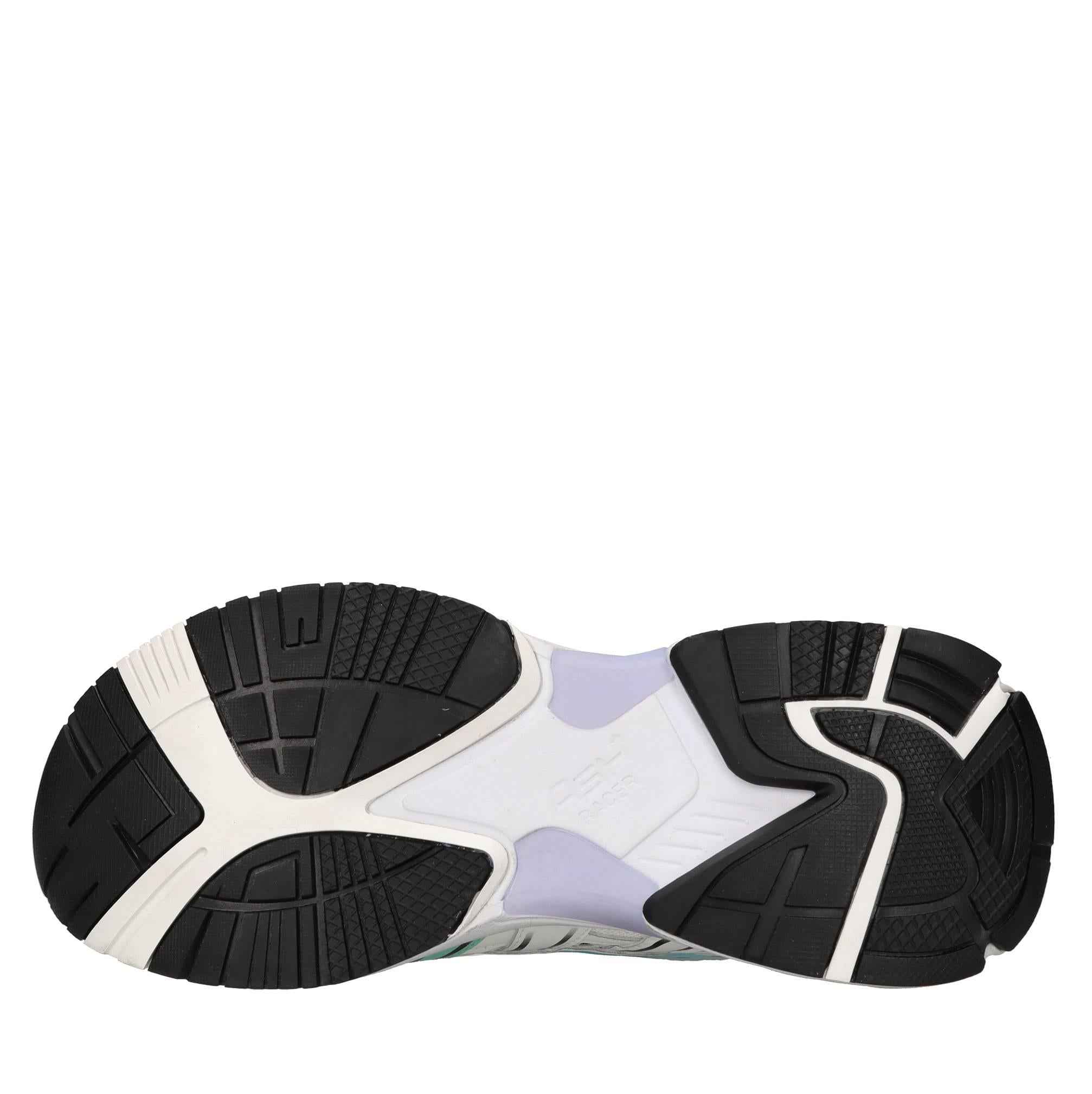 Sneakers modello Race in pelle e tessuto 