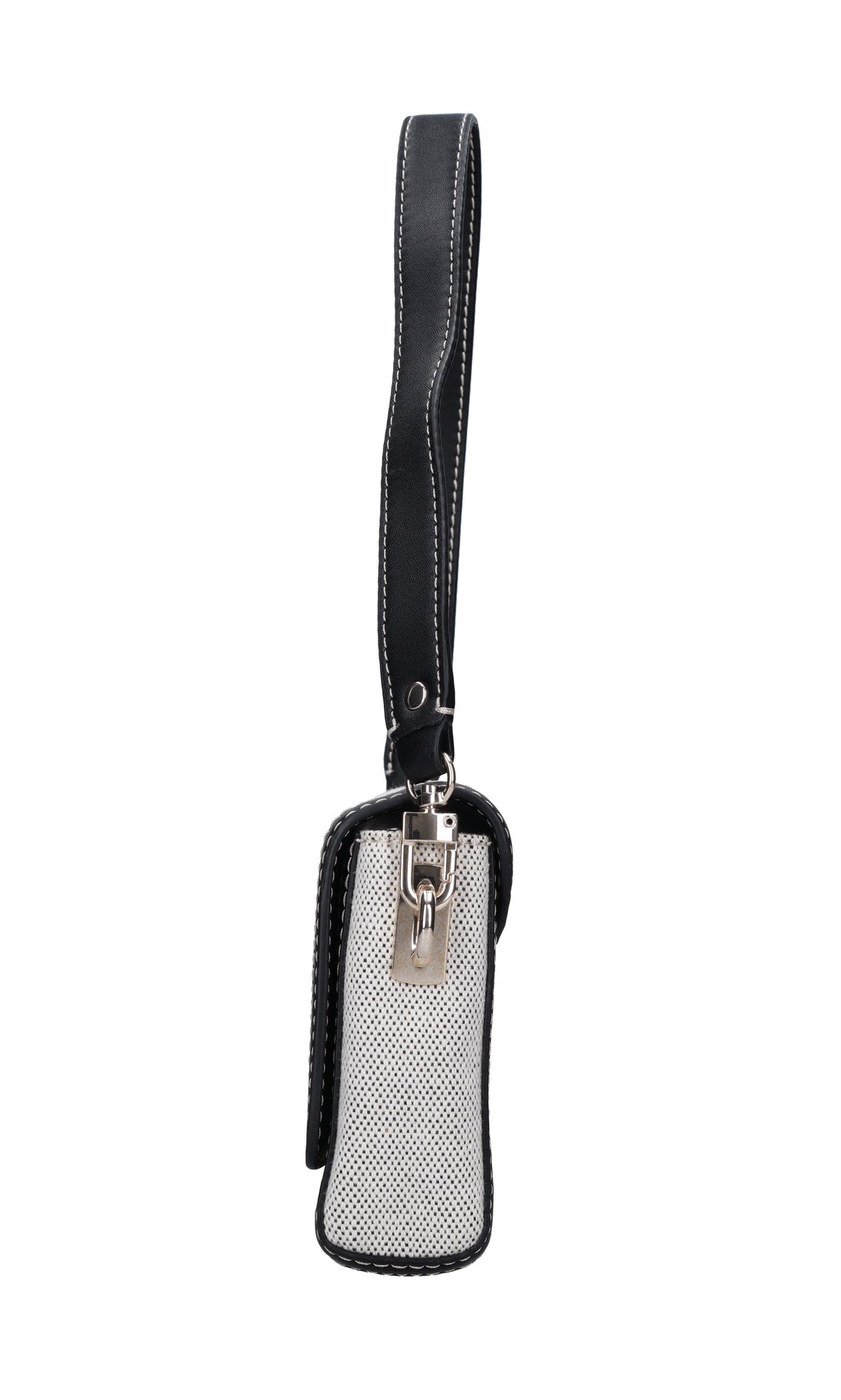 Borsa in tessuto ed ecopelle 