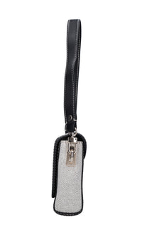 Borsa in tessuto ed ecopelle 