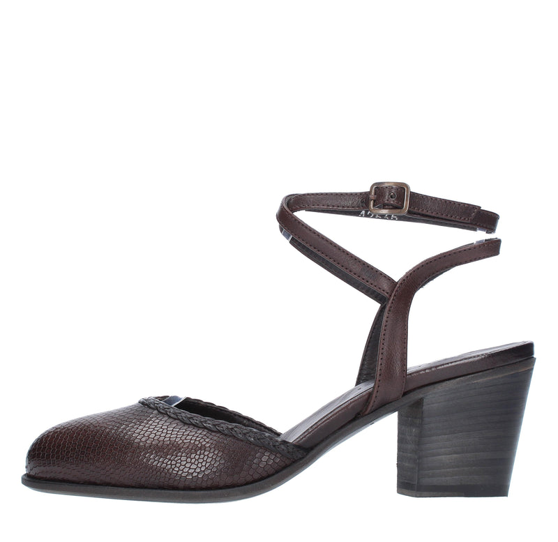 Décolleté Slingback in pelle 