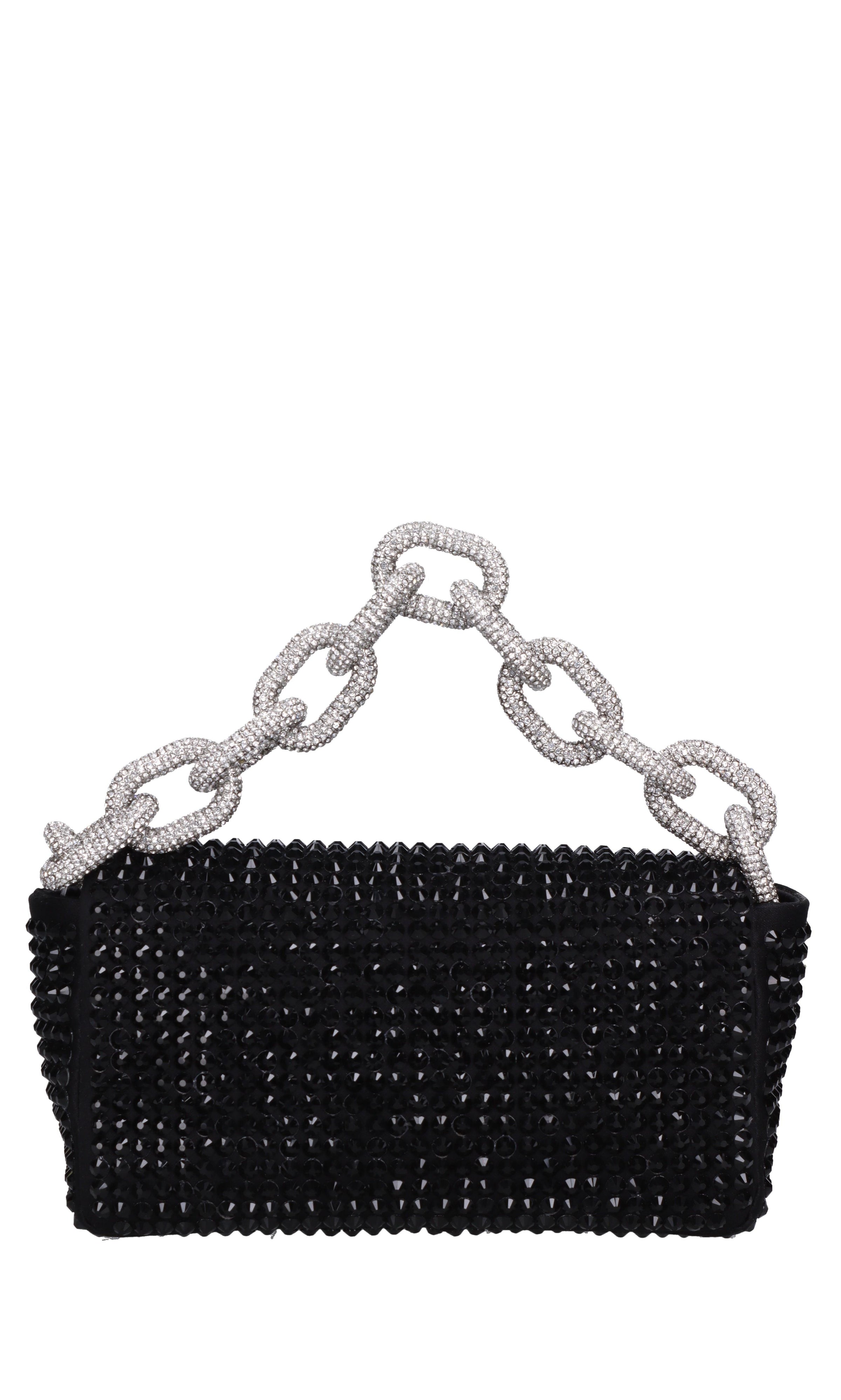 Borsa mini My Dream in raso e strass 