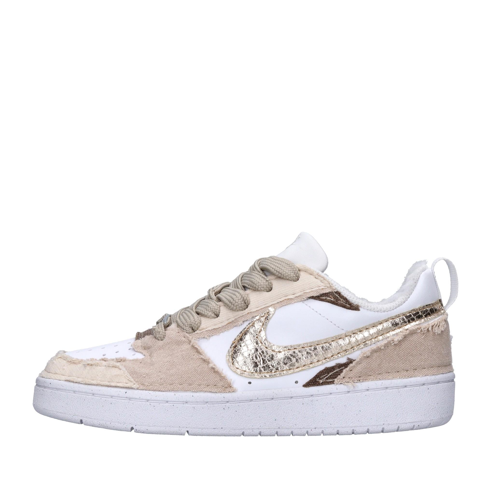 Sneakers in ecopelle e tessuto 