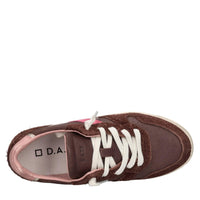 Sneakers in camoscio e pelle 