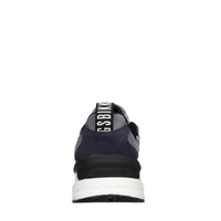 Sneakers in camoscio, ecopelle e tessuto 
