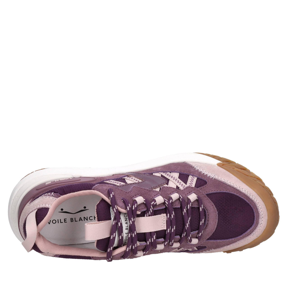 Sneakers in camoscio ecopelle e tessuto 