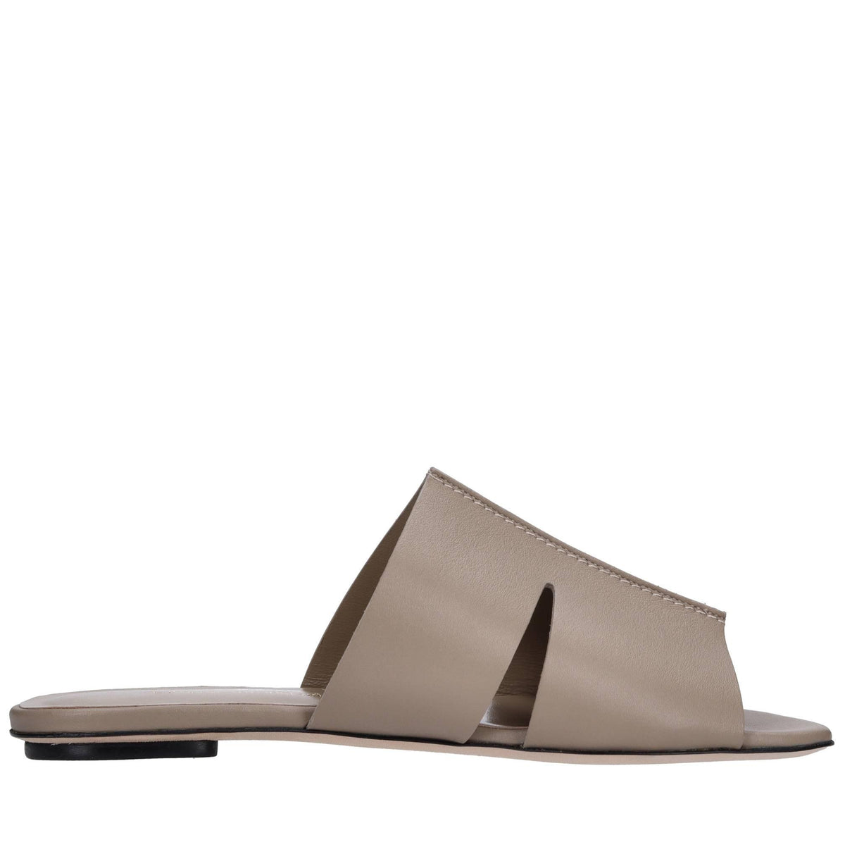 Mules in pelle 