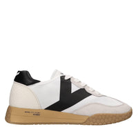 Sneakers in camoscio ecopelle e tessuto 