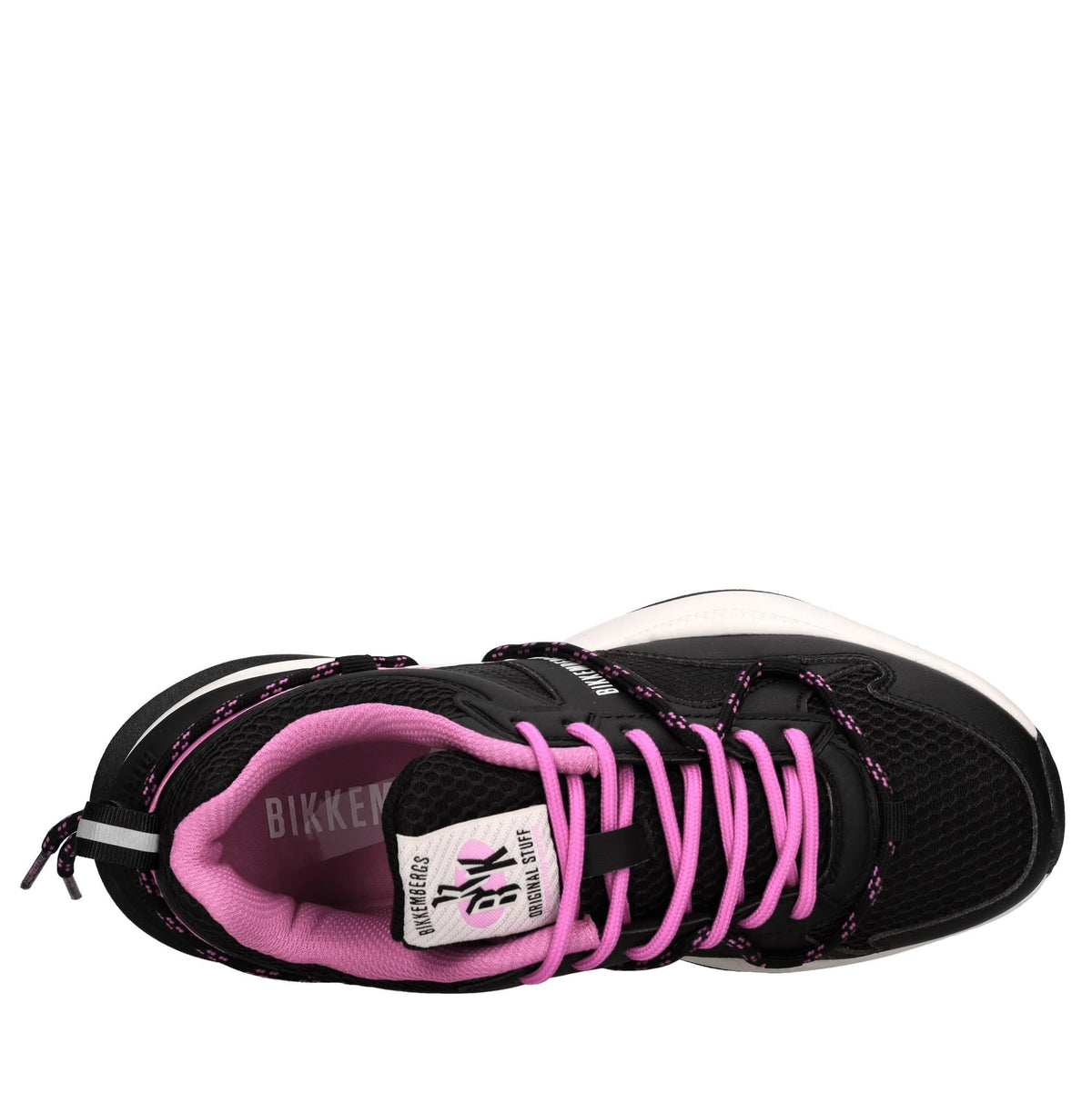 Sneakers in ecopelle e tessuto 