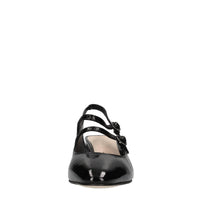 Décolleté slingback in pelle 