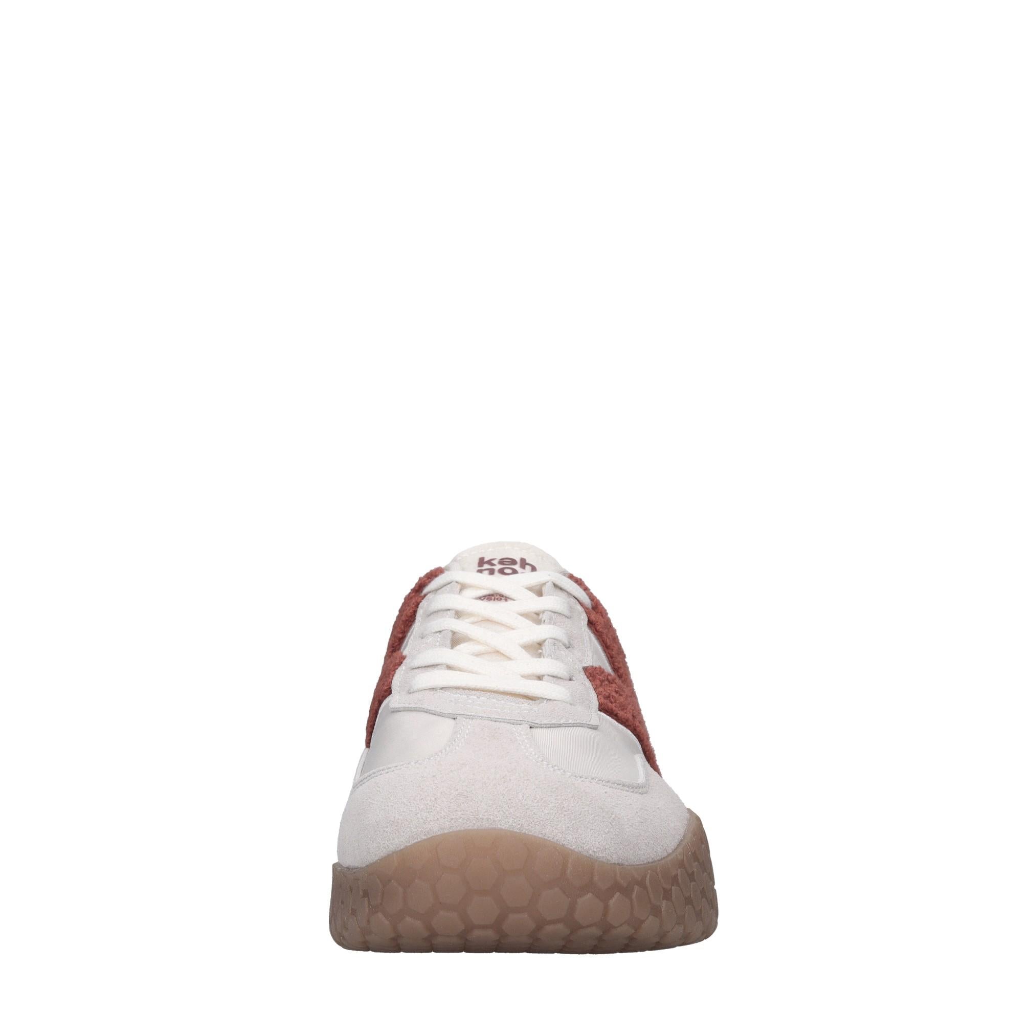 Sneakers in camoscio, tessuto e gomma 