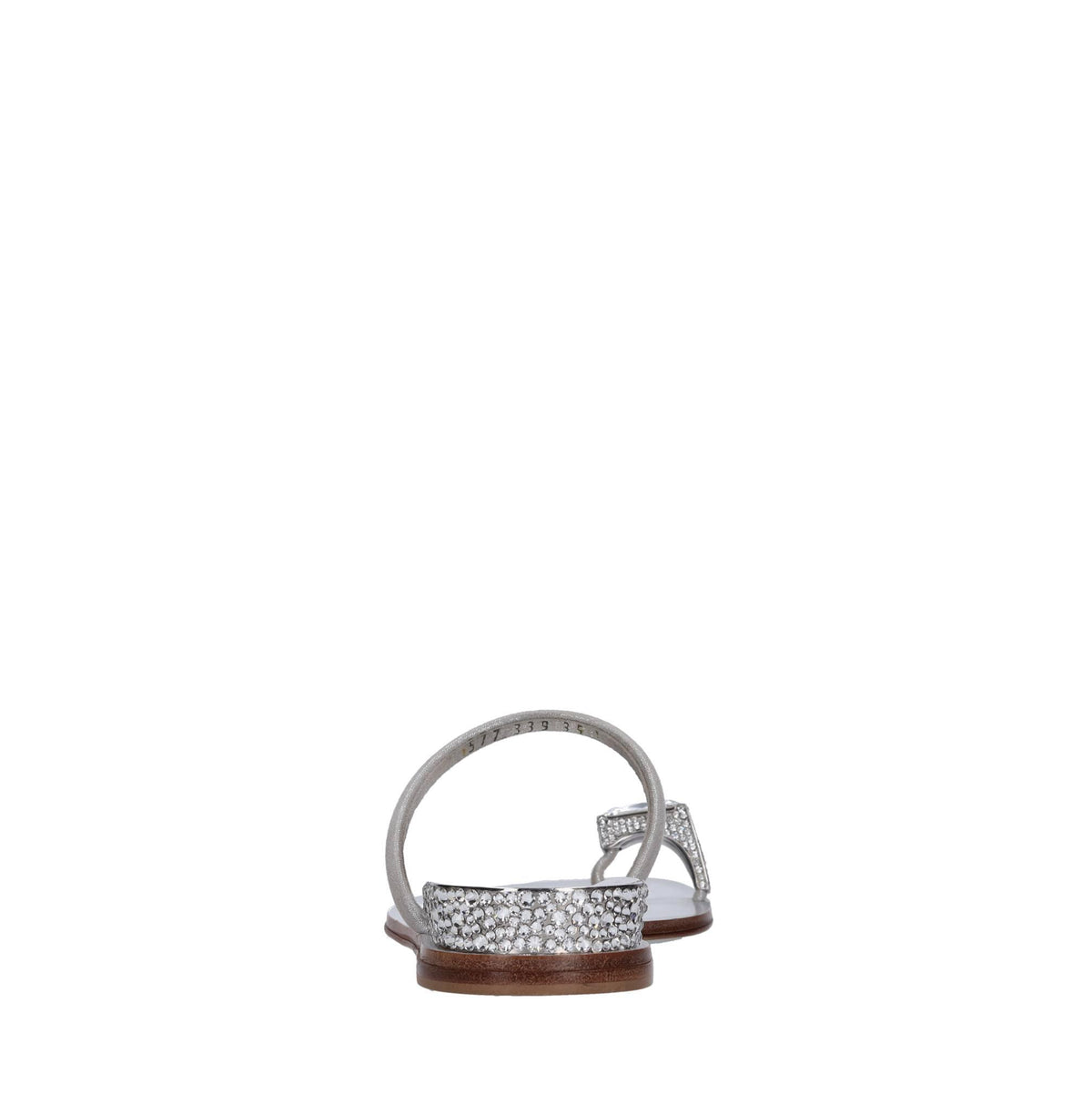 Mules in pelle e Swarovski 
