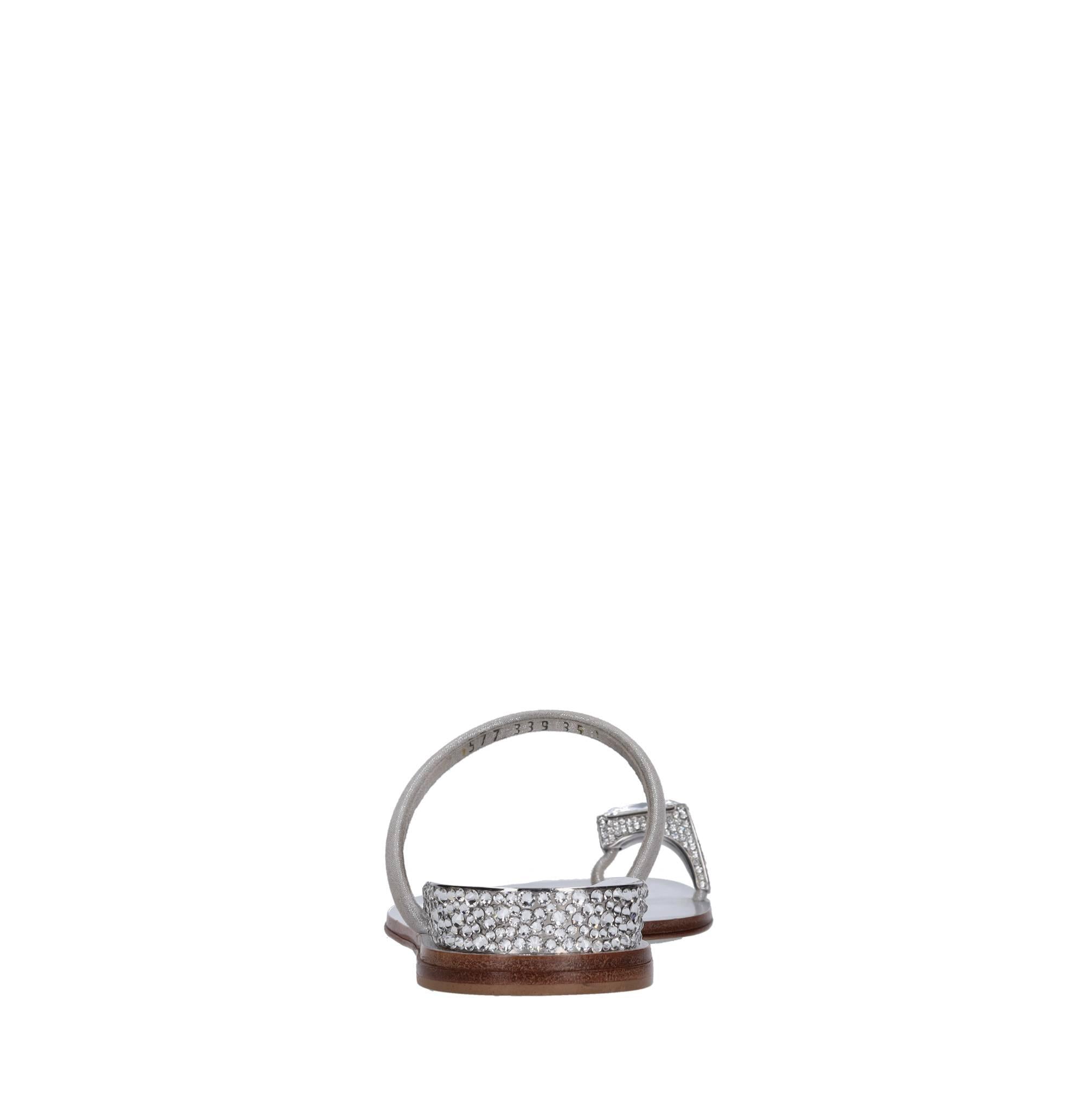 Mules in pelle e Swarovski 