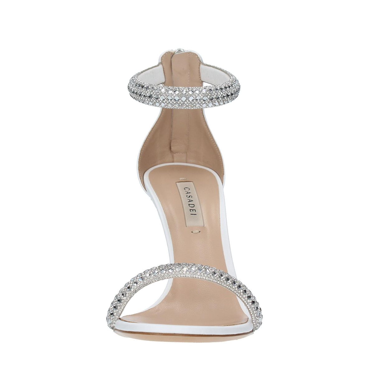 Sandali CASADEI modello SCARLET STRATOSPHERE in pelle e decorazione di cristalli 