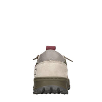 Sneakers in camoscio e tessuto 