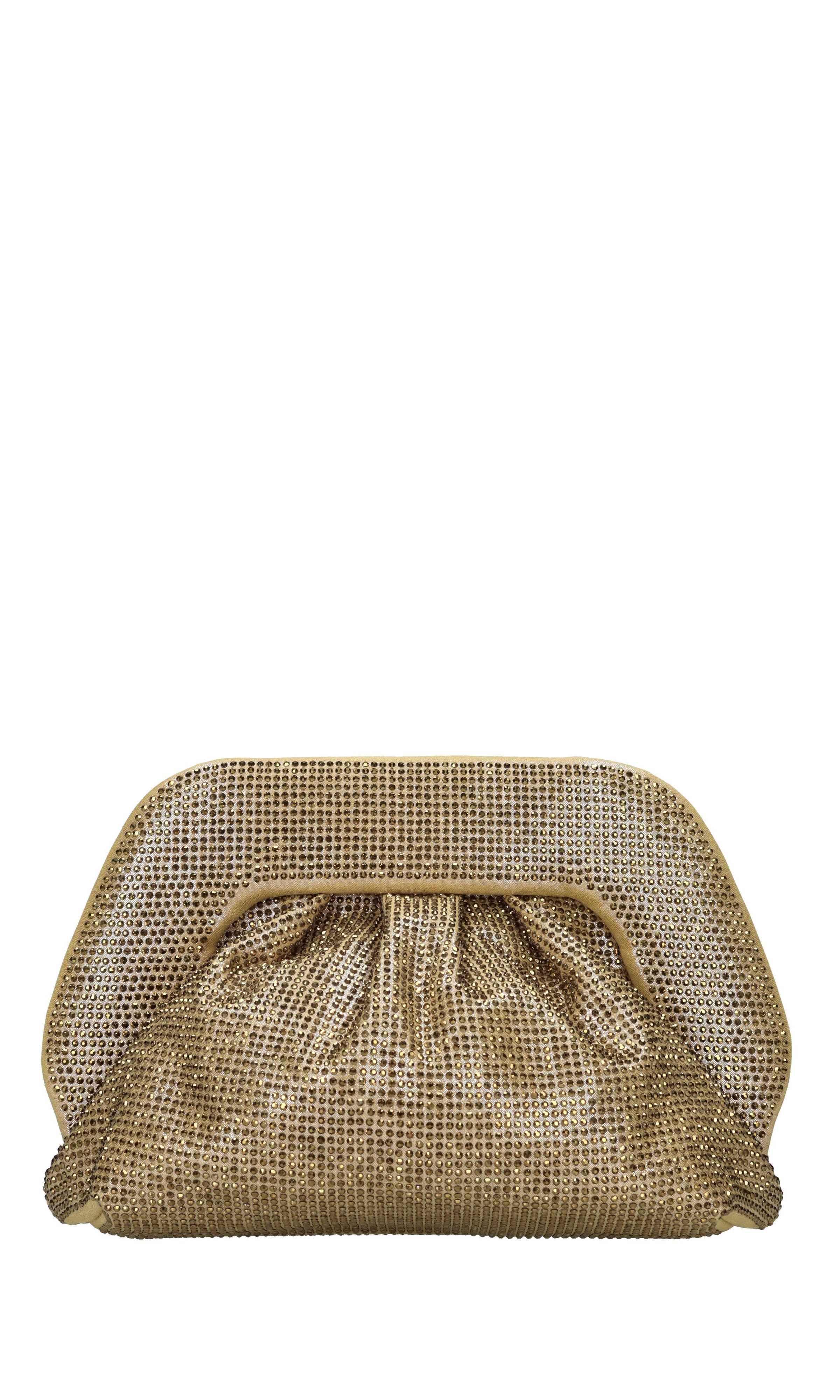 Borsa Gea in tessuto e strass 