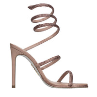 Sandali Cleo in raso e strass 