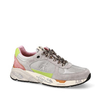 Sneakers Mased Var 7827 in camoscio, ecopelle e tessuto 