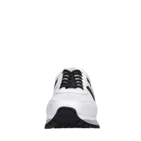 Sneakers in ecopelle e tessuto 