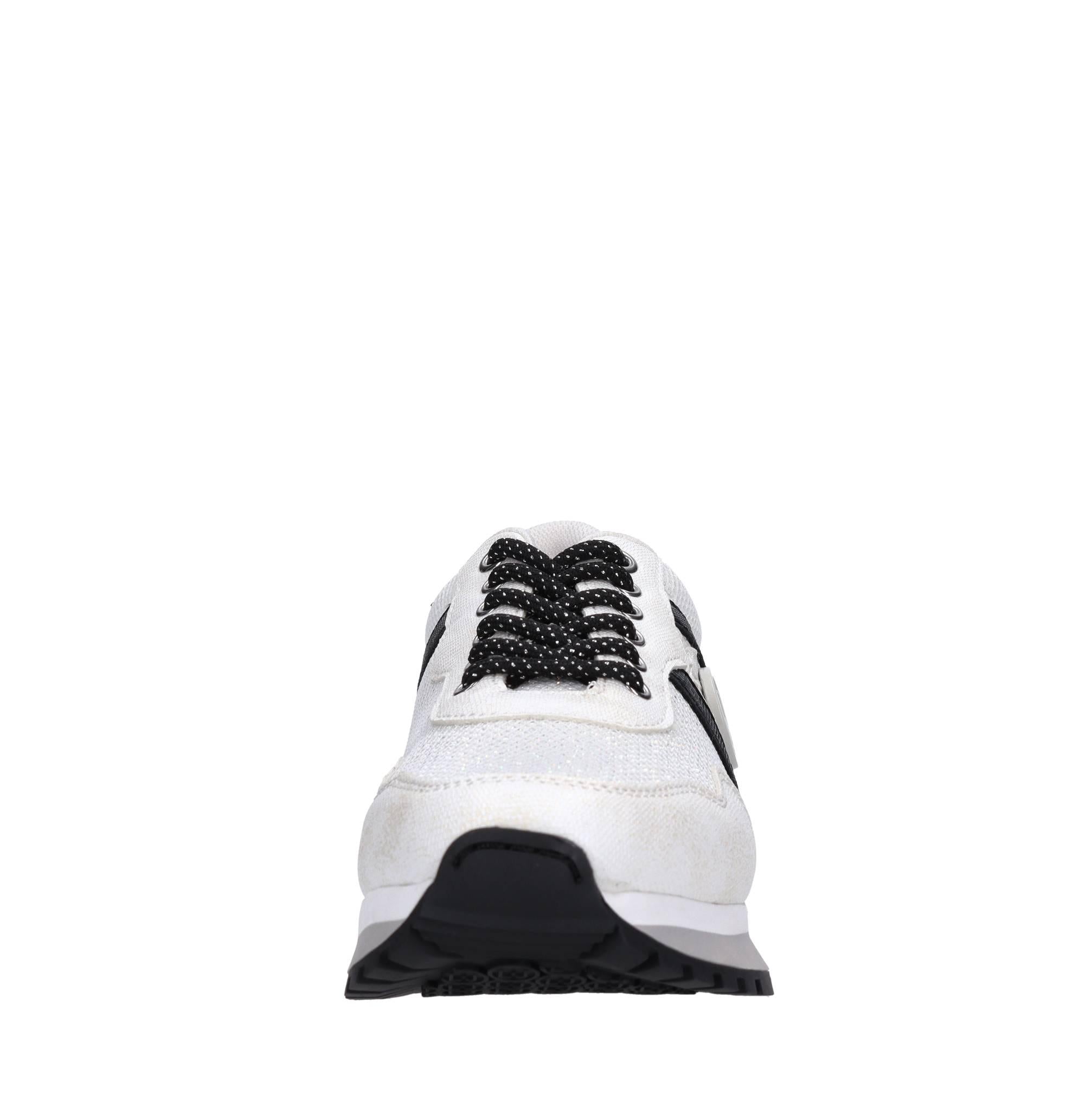 Sneakers in ecopelle e tessuto 