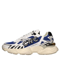 Sneakers in ecopelle e tessuto 
