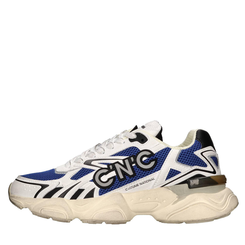 Sneakers in ecopelle e tessuto 