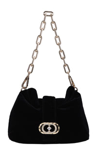 Borsa Night Edition in velluto 