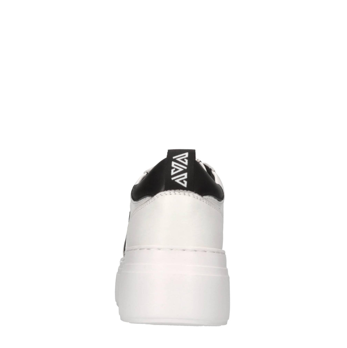 Sneakers in pelle e tessuto 