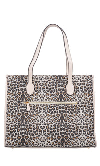 Borsa in tessuto ed ecopelle 