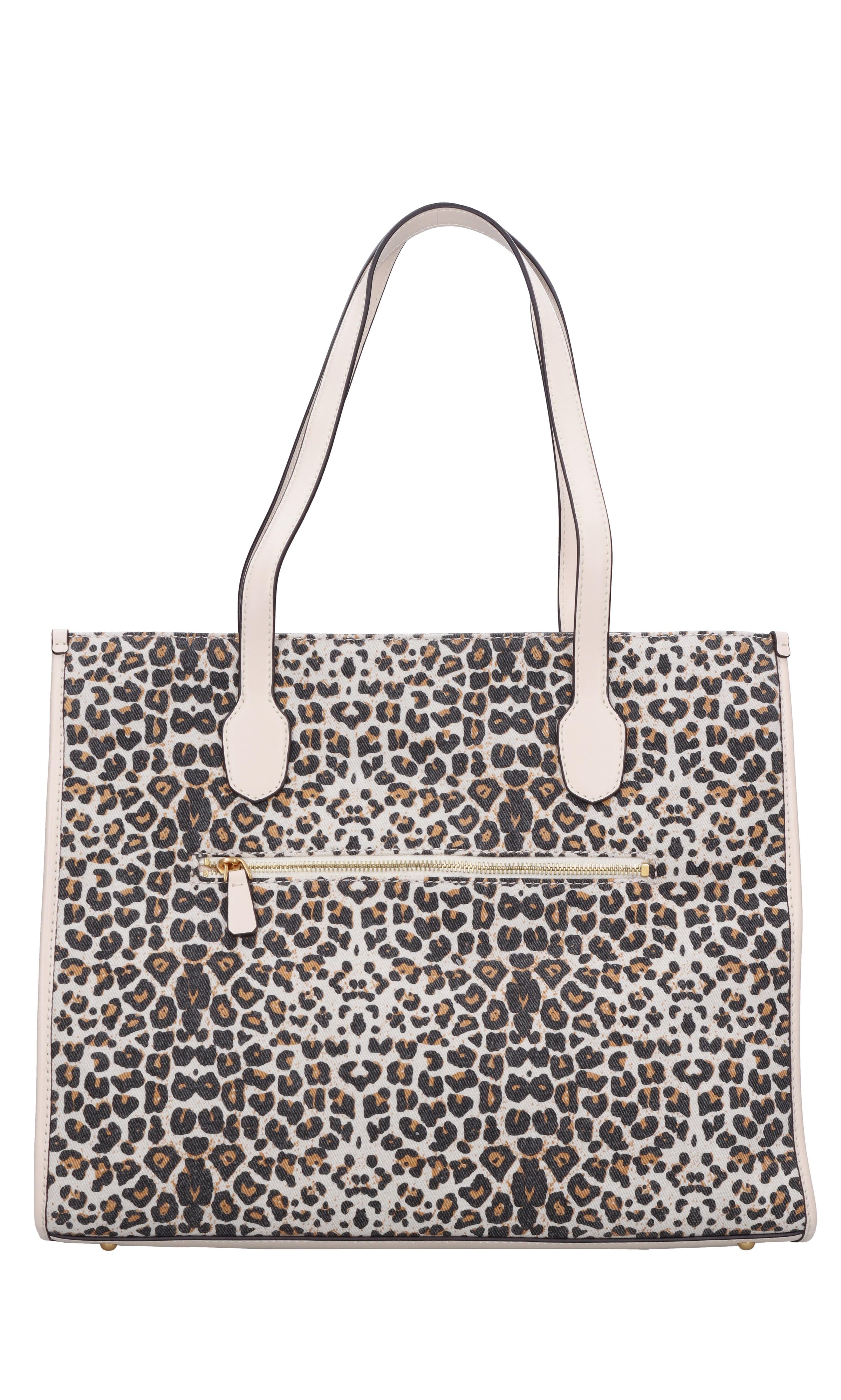 Borsa in tessuto ed ecopelle 