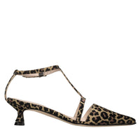 Décolleté slingback in tessuto 