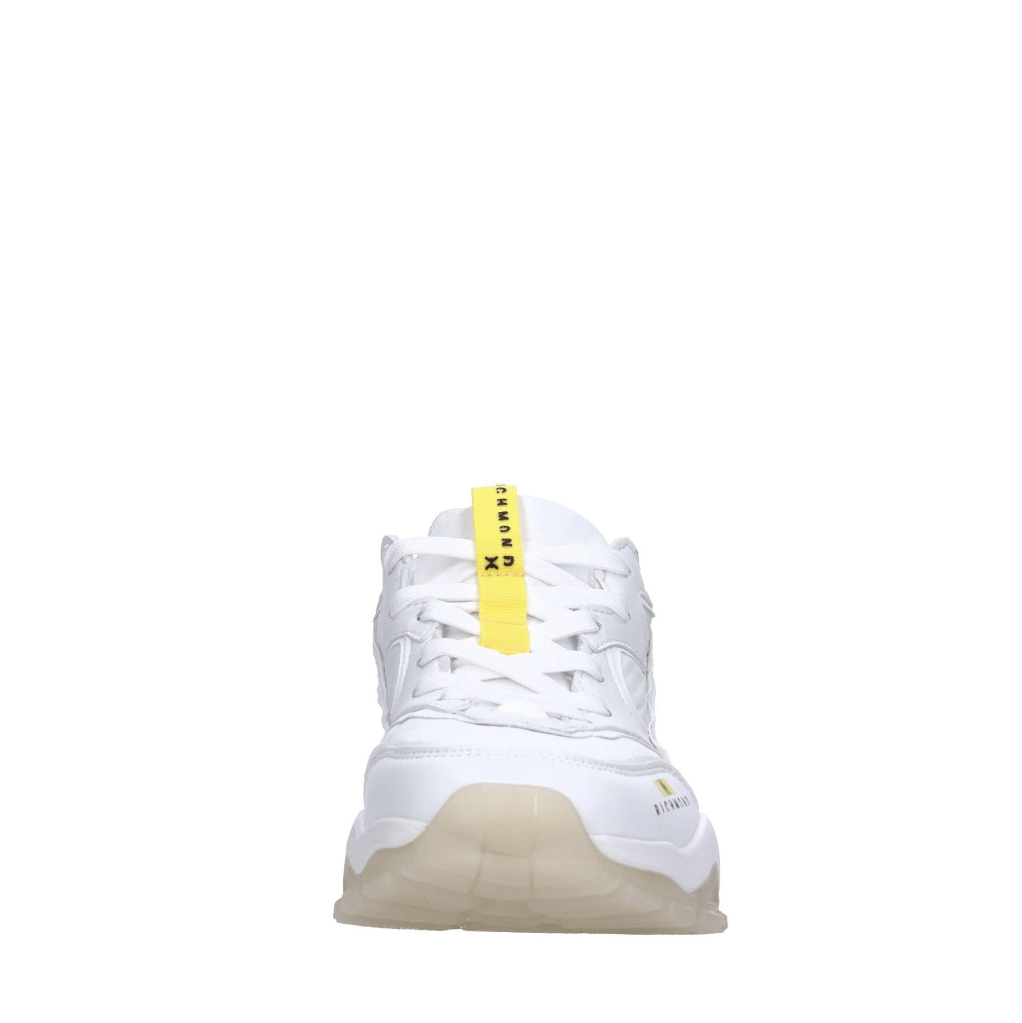 Sneakers in ecopelle e tessuto 
