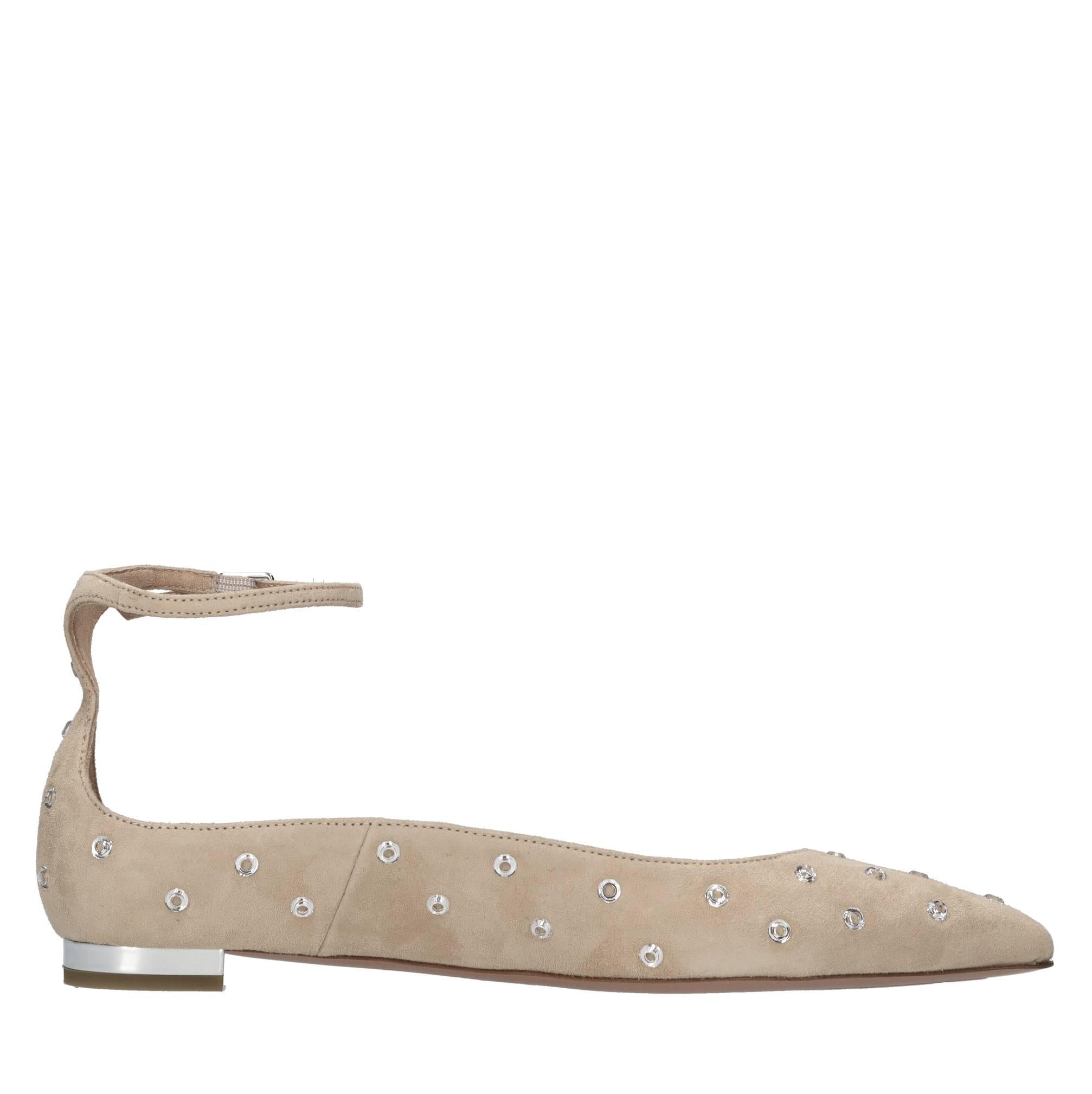 Ballerine Love Affair in camoscio e cristalli 