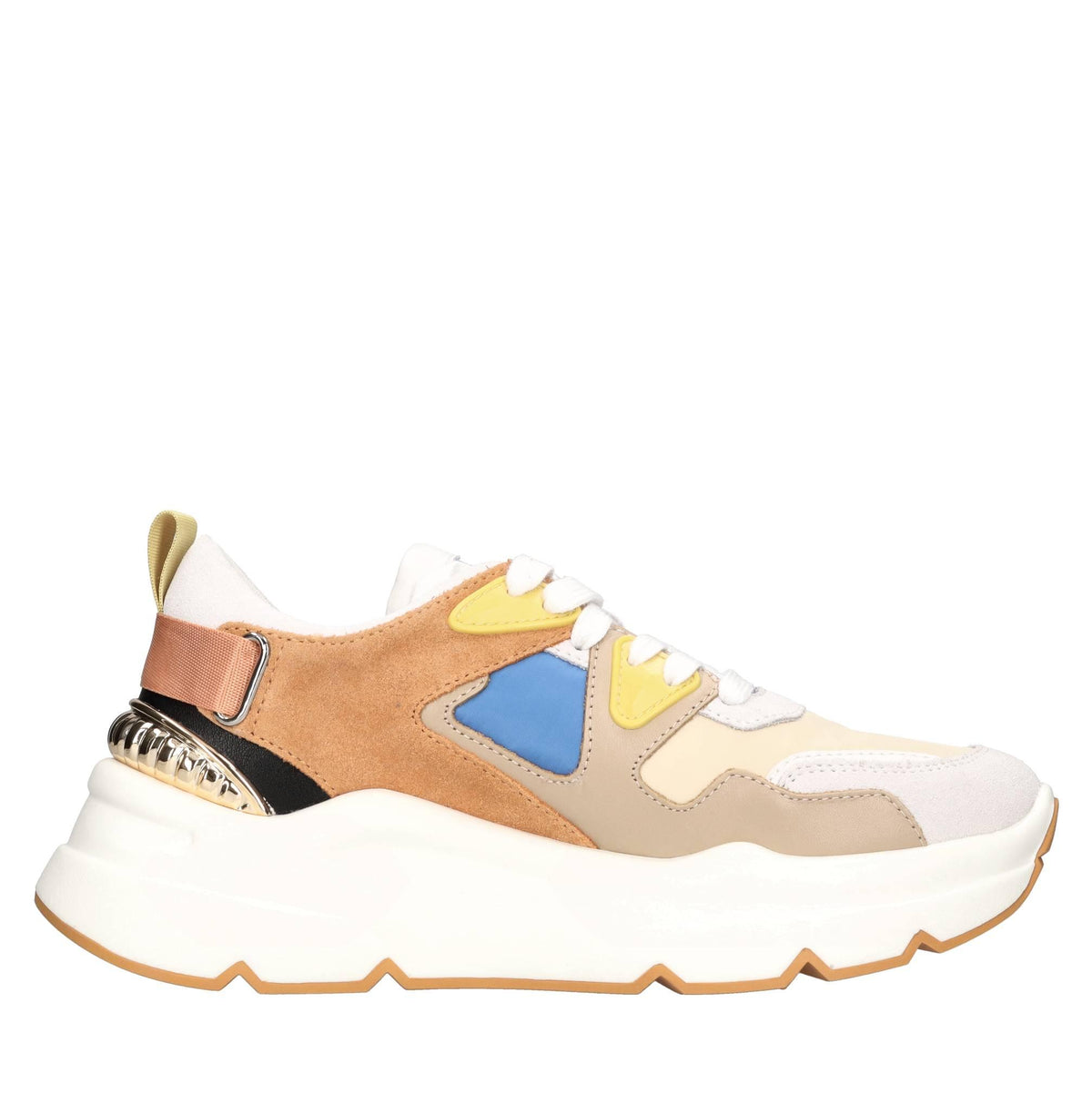 Sneakers in pelle e camoscio 