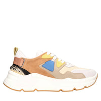 Sneakers in pelle e camoscio 