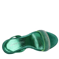 Sandali in ecopelle e strass 