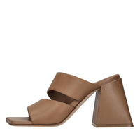 Mules in pelle 
