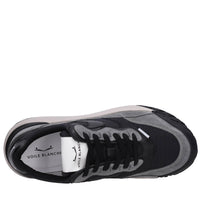 Sneakers in camoscio pelle e tessuto 