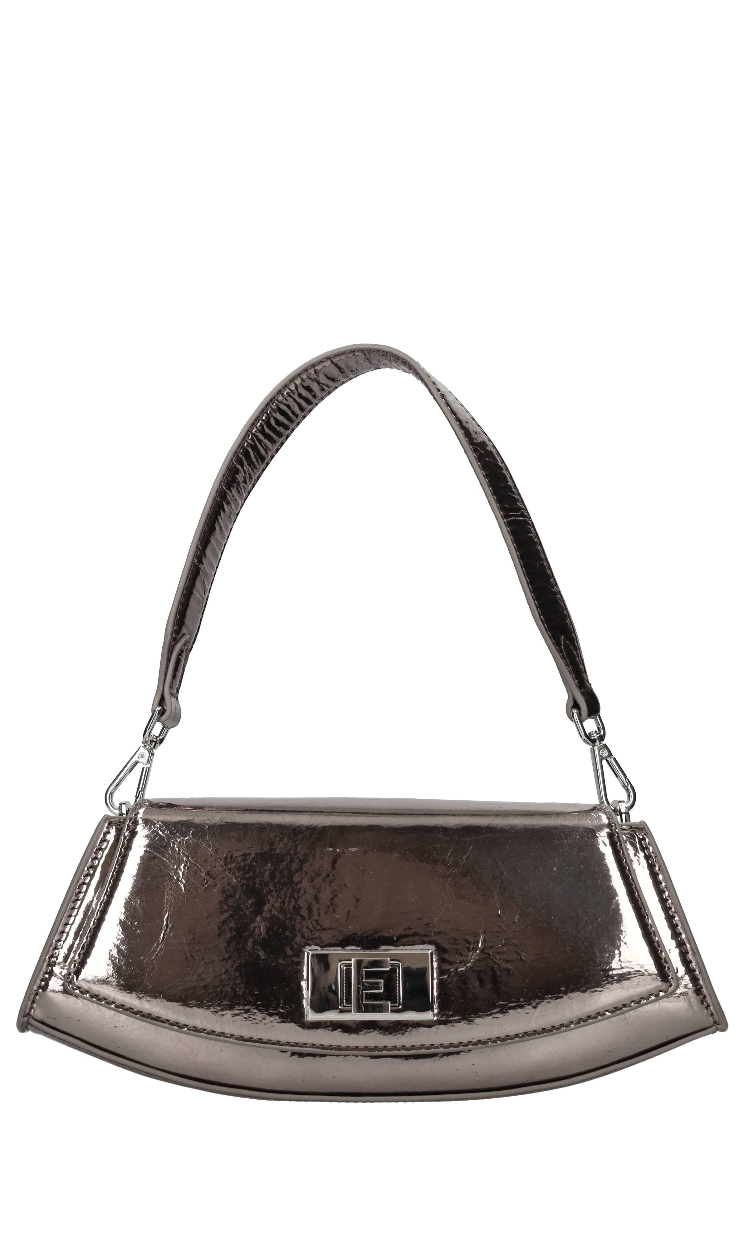 Borsa in ecopelle lucida 