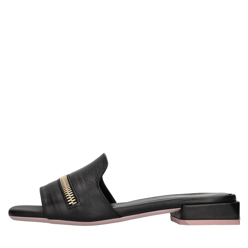 Mules in pelle 