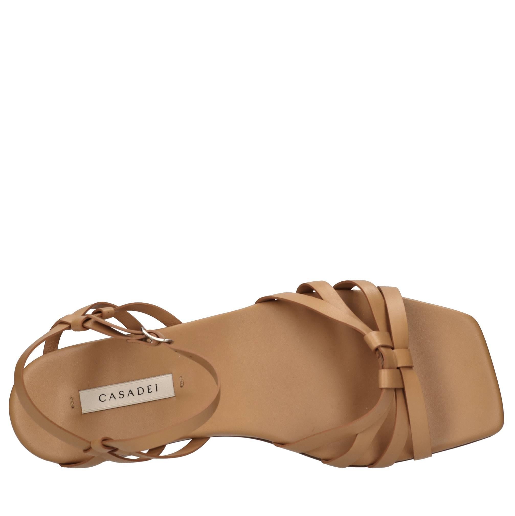 Sandali flat Florence in pelle 