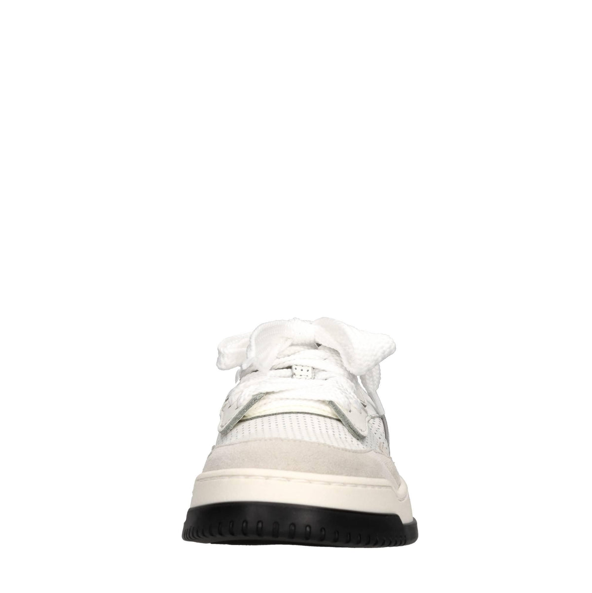 Sneakers in camoscio e pelle 